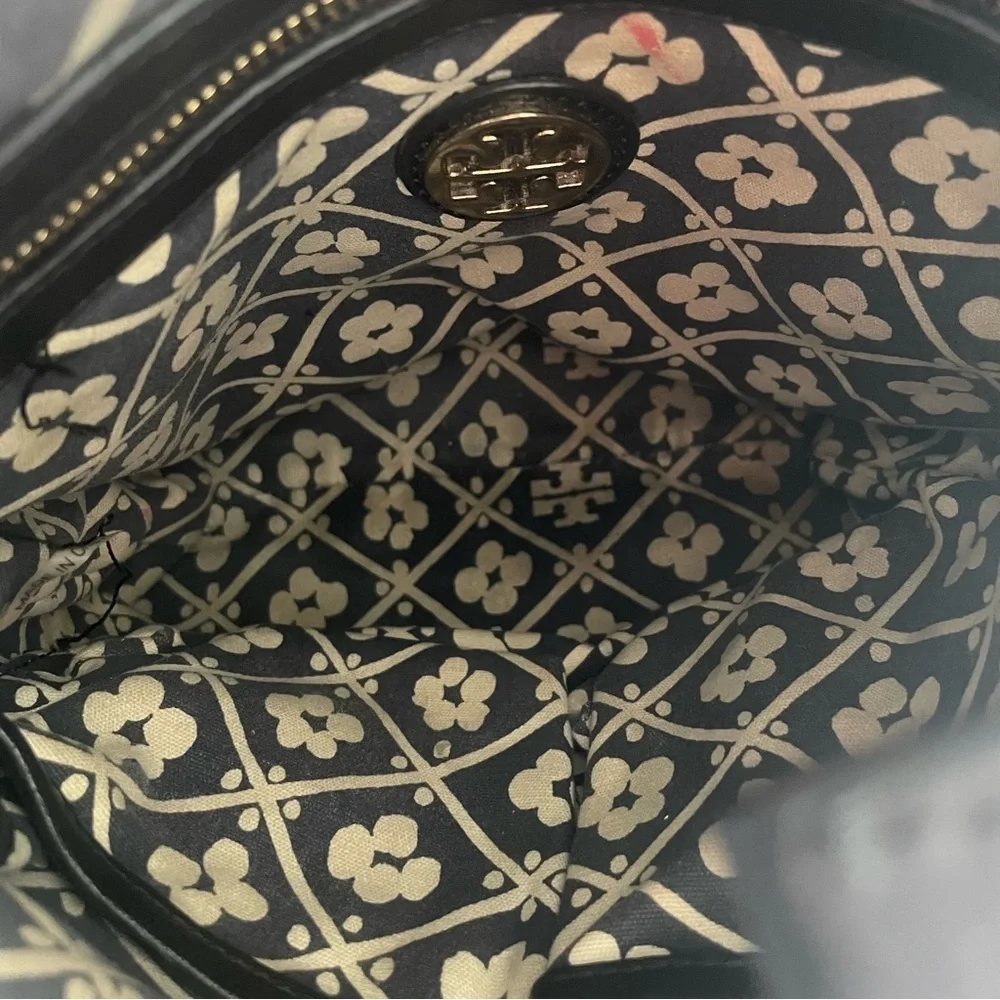 Tory Burch Black Nylon Crossbody Bag Purse Handbag